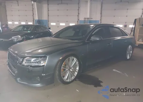 2017 Audi A8 L 4.0T Sport from USA, damaged, VIN WAU43AFD1HN021248